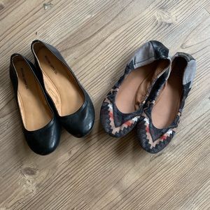 Lucky Brand Flats and Mossimo Flats Bundle EUC